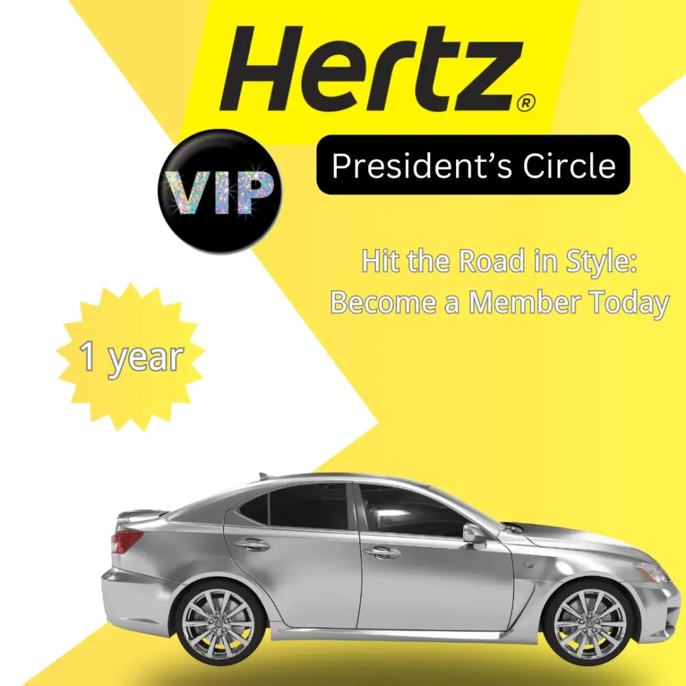 Hertz President’s Circle Upgrade for 1 Year -1