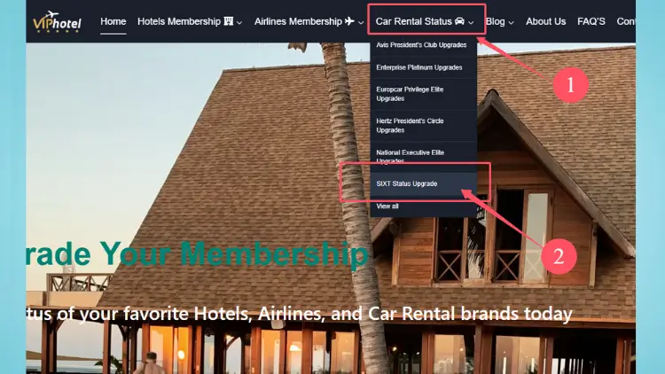 sixt platinum fast track vip hotel flights 1