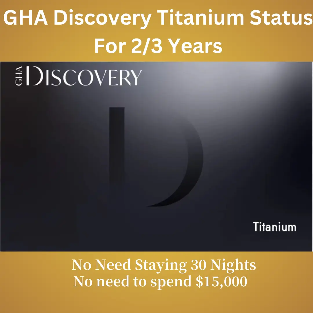 GHA Discovery Titanium Status Upgrade for 2/3 Years 2 GHA Discovery Titanium Status Upgrade for 2/3 Years - Image 2