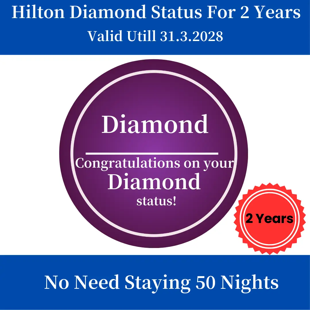 Hilton Diamond Status Upgrade for 2 Years 2 hilton-diamond-status-for-2-years-02