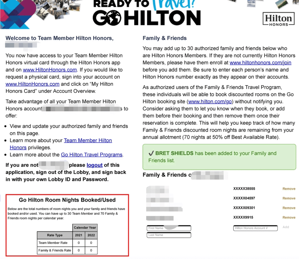 Hilton TMTP 40-Night Package, Valid Until 12/31/2026 4 Hilton FFTP Lobby