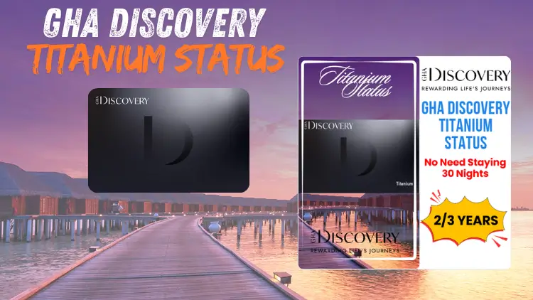 GHA Discovery Titanium Status Upgrade for 2/3 Years 3 gha discovery titanium status upgrade 3
