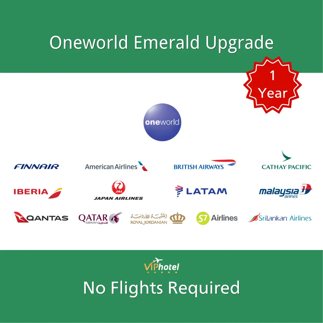 Buy oneworld Emerald Status – 1 Year VIP Access (No Flights Required) 1 oneworld-emerald-status-1-year-1