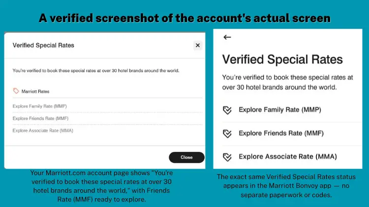 Marriott MMF Eligibility: Who Can Book This Rate? 4 marriott verified special rates