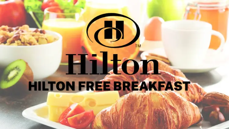 hilton free breakfast 001